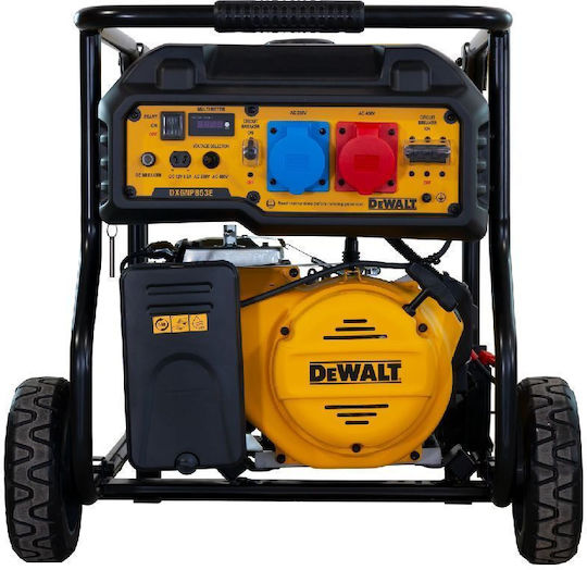 Dewalt Генератор Бензин (четиритактов) с Миза, Гуми и Максимална Мощност 10.6kVA