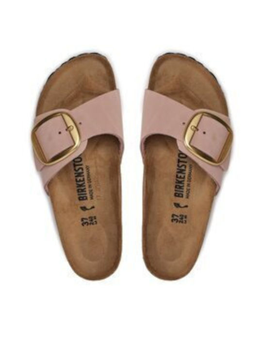 Birkenstock Madrid Damen Flache Sandalen Anatomisch in Rosa Farbe Schmal Passform