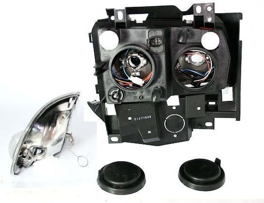 Depo Front Lights Angel Eyes for Volkswagen Transporter 1997-2003