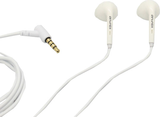 Awei PC-7 In-ear Handsfree Headphones with Connector 3.5mm White