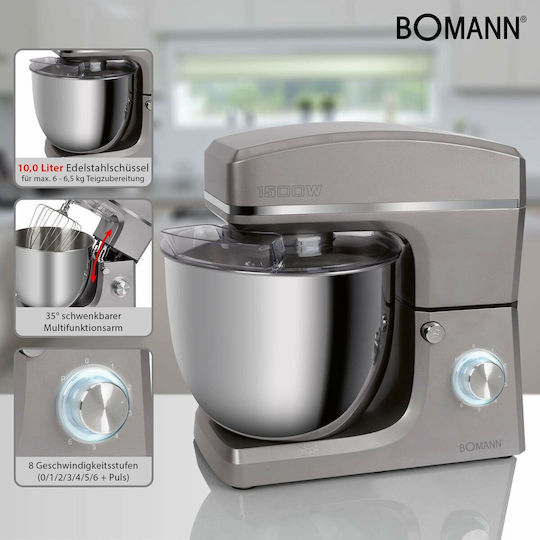 Bomann KM 6036 303180 Standmixer 1500W 10Es