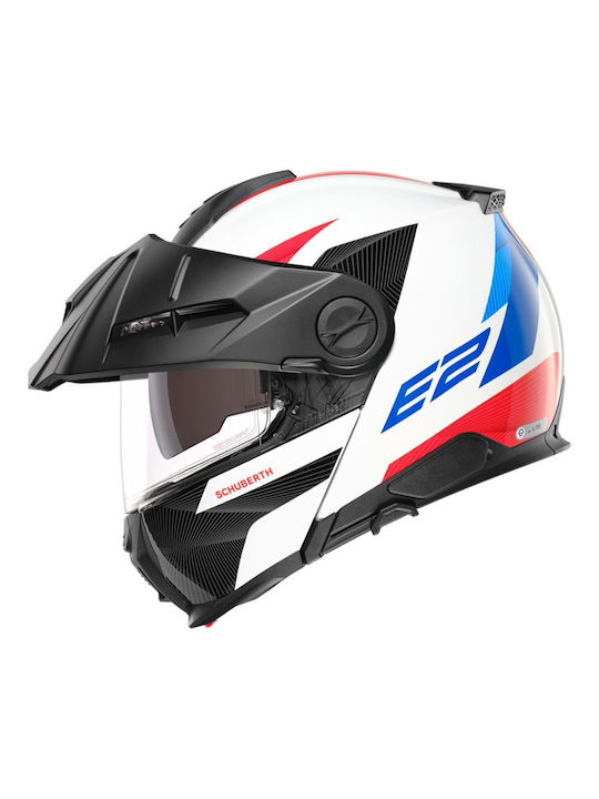 Schuberth E2 Defender Cască de motocicletă Flip-Up ECE 22.06 cu vizor solar