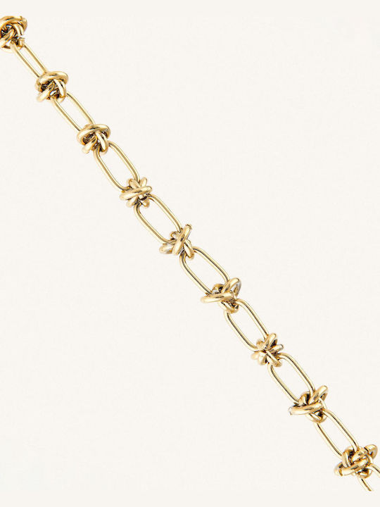 StanStefan Bracelet Chain made of Steel Gold Plated