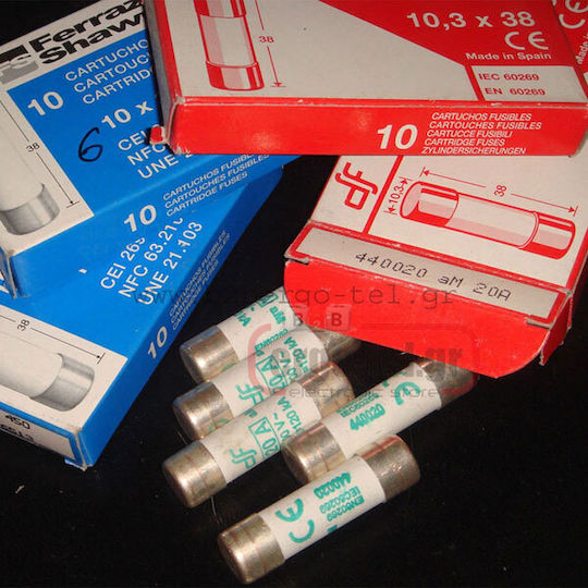 DF electric Safety Cylindrical Porcelain Slow-Blow (054-310382001) 1pcs