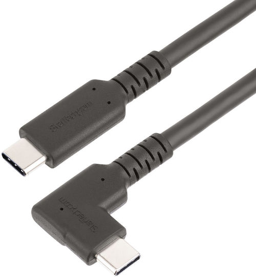 StarTech USB 2.0 Cable USB-C male - USB-C 100W PD Μαύρο 0.5m RUSB31CC50CMBR