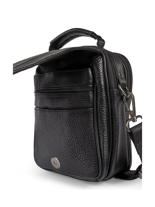 LKmoda Leder Herrentasche Schulter / Crossbody Braun