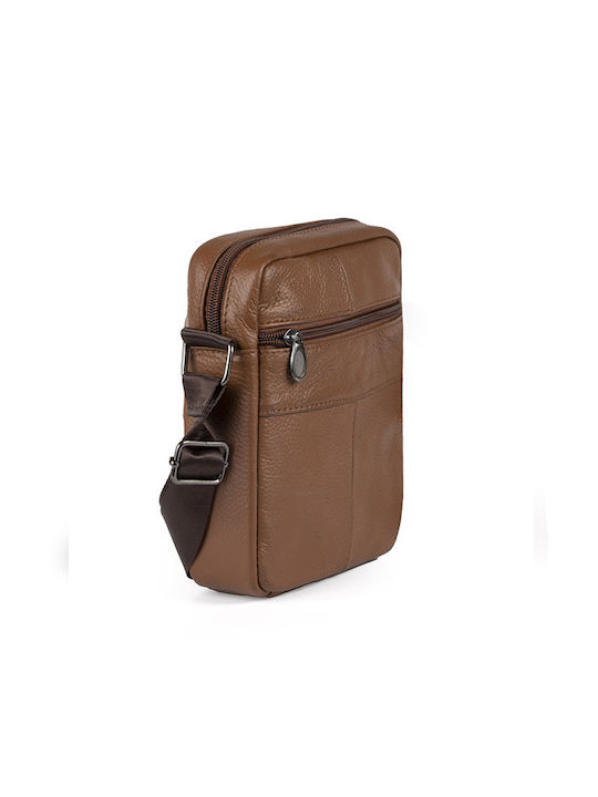 Leather Men's Bag Shoulder / Crossbody Brown