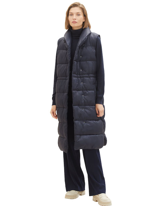 Tom Tailor Sleeveless Jacket Puffer Sky Captain Blue