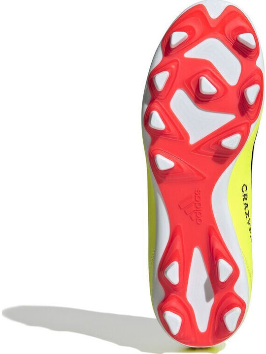 X Crazyfast Club Kids Molded Soccer Shoes Yellow