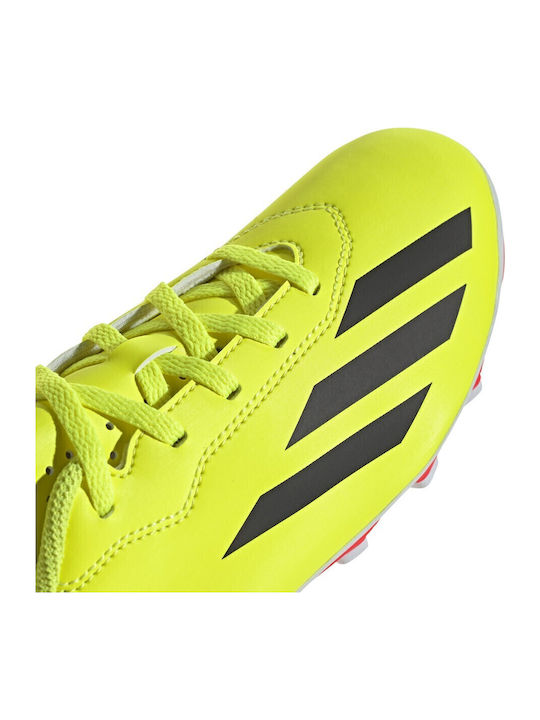 X Crazyfast Club Kids Molded Soccer Shoes Yellow
