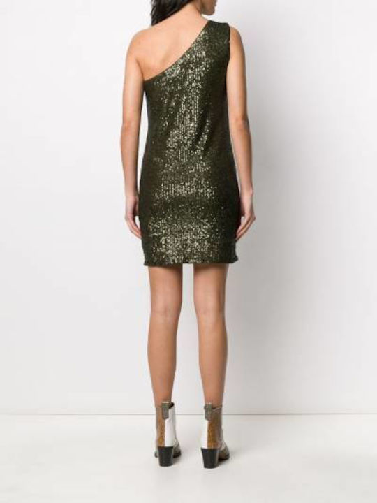 Liu Jo Mini Evening Dress Green