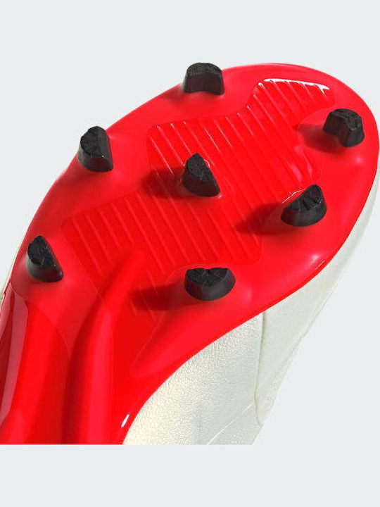 adidas Copa Pure.2 League Fußballschuhe mit Stollen Ivory / Core Black / Solar Red