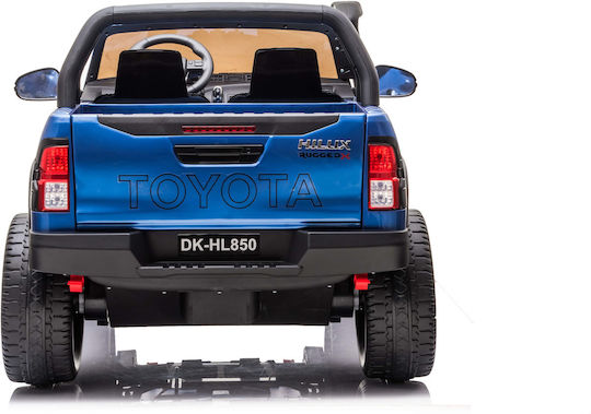 Toyota Hilux Două Locuri Cu Telecomandă Licențiat 24 Volt Albastru