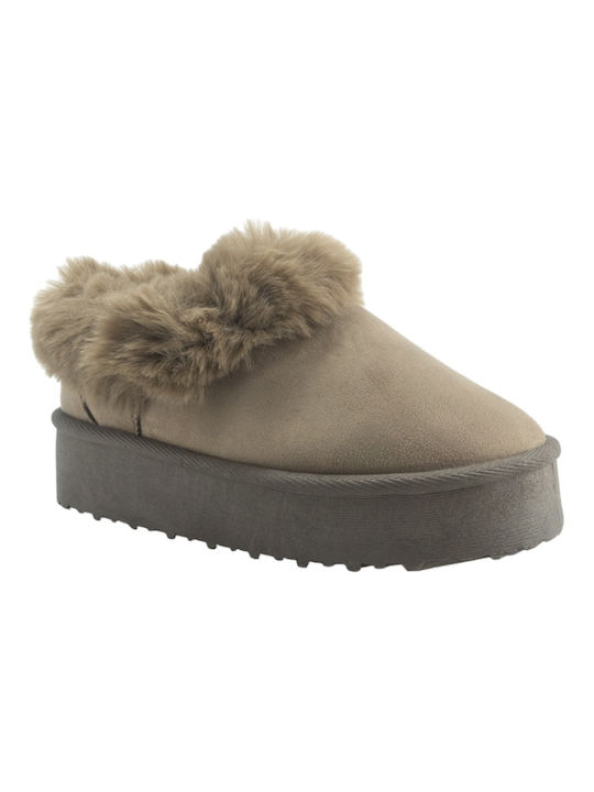 Go In Damen Knöchelstiefel Khaki