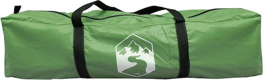 vidaXL Summer Camping Tent Teepee Green for 4 People 367x367x259cm