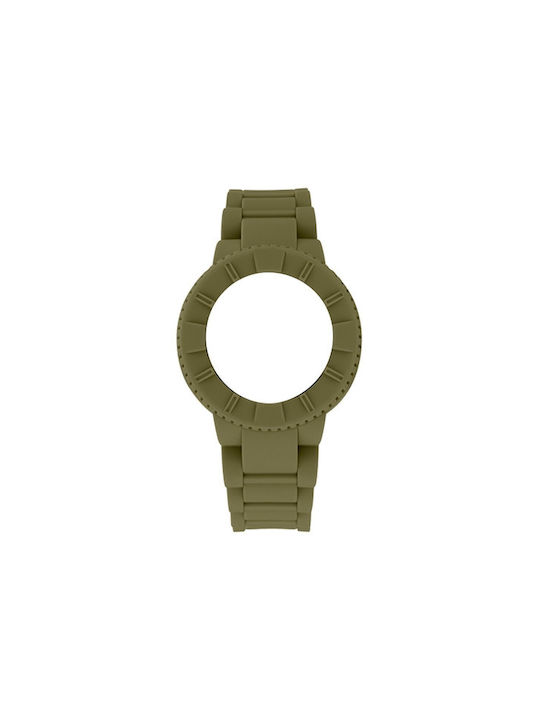 WATX & CO Gummi-Armband Khaki