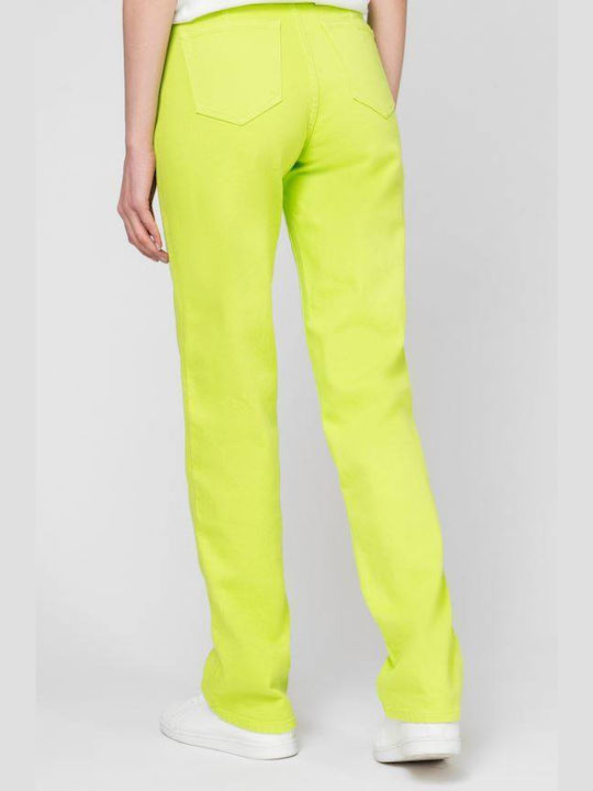Pepe Jeans X Dua Lipa Women's Jean Trousers Green