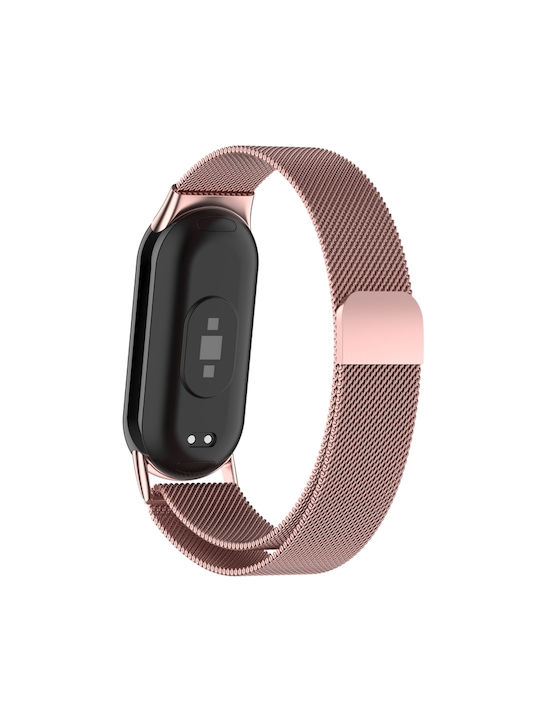 Metal Watch Armband Rosa (Smart Band 8 / Smart Band 9 / Smart Band 10) Metal Watch Armband Rosa (Smart Band 8 / Smart Band 9 / Smart Band 10)