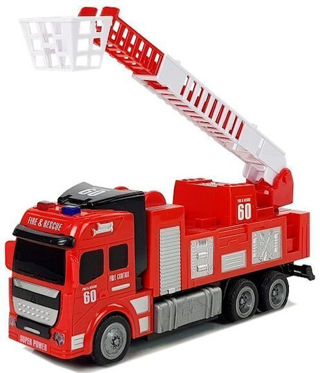 Lean Toys Feuerwehr Ferngesteuertes Feuerwehrfahrzeug Rot