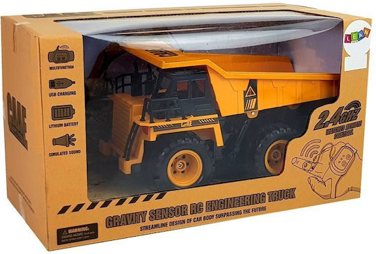 Lean Toys Τηλεκατευθυνόμενο Δομικό Όχημα Κόκκινο