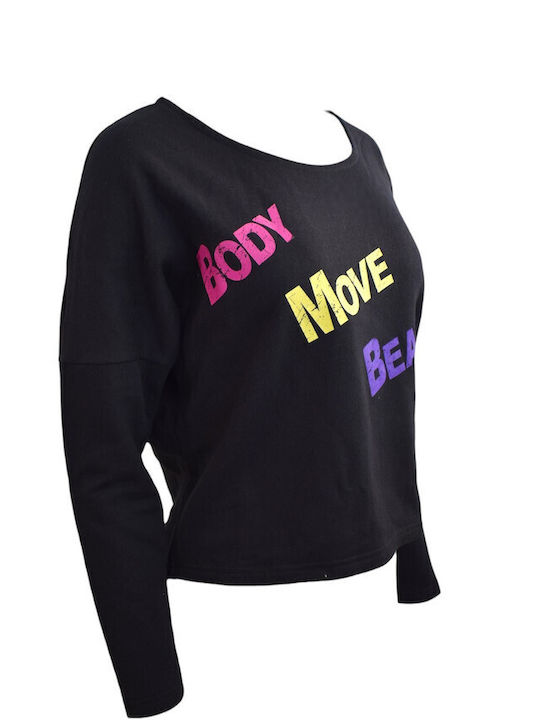 Bodymove Hanorac pentru Femei BLACK