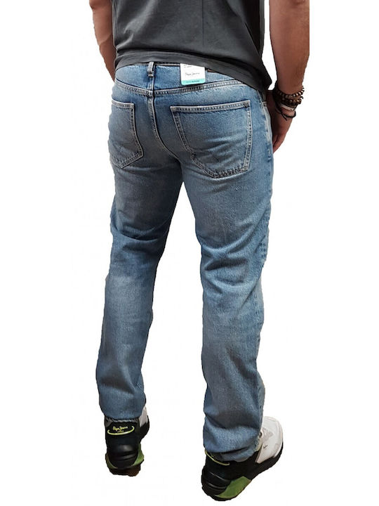 Pepe Jeans Ανδρικό Παντελόνι Τζιν Slim Fit Straight Blue