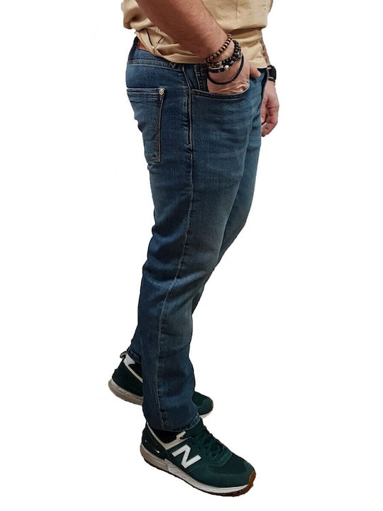 Pepe Jeans Ανδρικό Παντελόνι Τζιν Regular Fit Tapered Blue