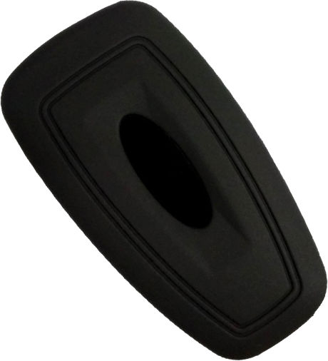 Silicone Car Key Cover Case with 3 Buttons for Ford Red