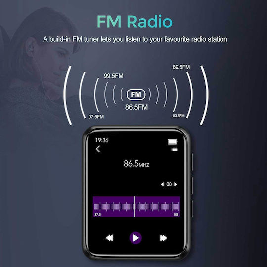 Joliker MP3 Player (16GB) with IPS Touch Screen 1.8" Black 1000-41660123