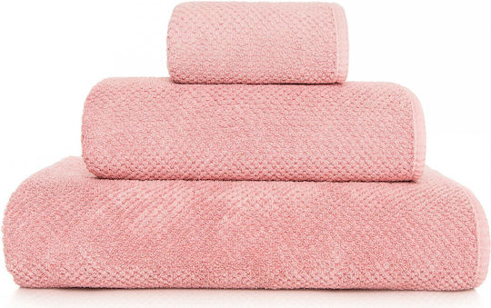 Sorema Set Prosoape De Baie 6 Piese Bee Waffle 6 Roz Pal
