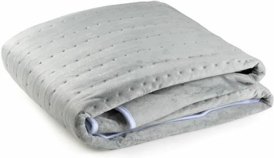 Domo Pătură electrică și protecție saltea cu temporizator Gri 120W 140cmx160cm