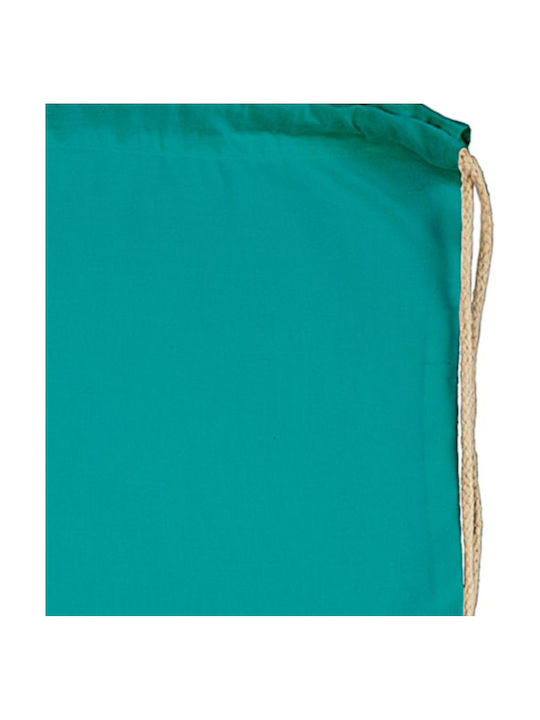 Drawstring Backpack Bags by JASSZ 3846-DS Turquoise