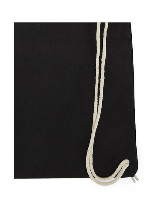 Σακίδιο πλάτης Canvas Cotton Drawstring Bags by Jassz Baby Canvas 3848 Black