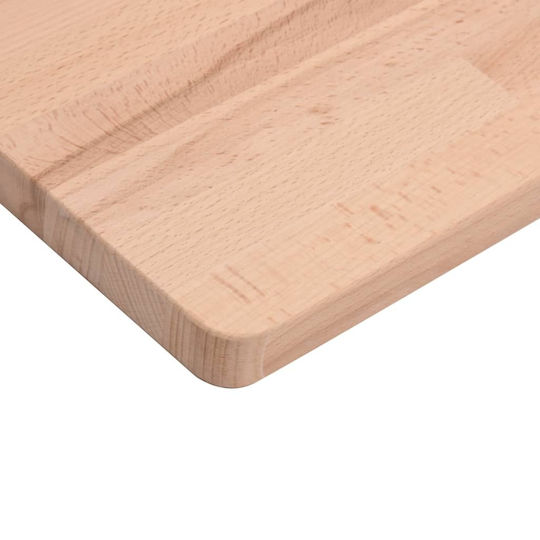 vidaXL Holz Waschtisch ohne Waschbecken Beech wood solid wood