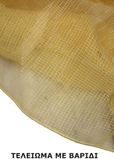 Decotelia Decotelia Vorhänge mit Bleistiftfalten Gold 500x285cm