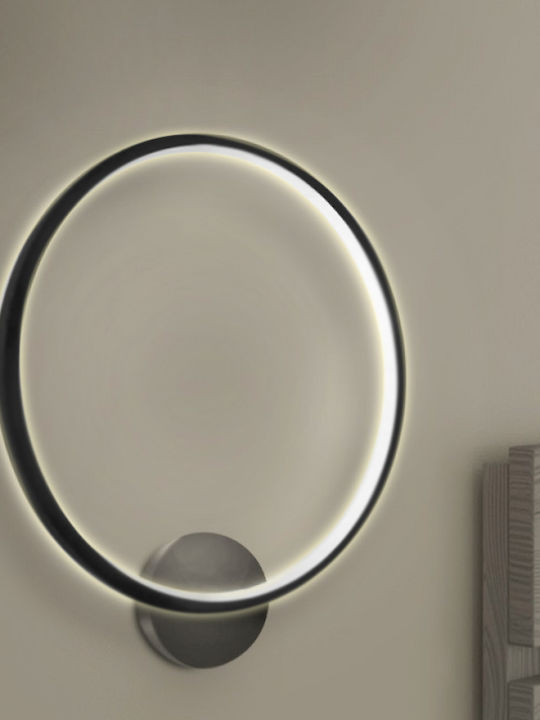 Megapap Φωτιστικό Τοίχου LED Μαύρο 30x5x30εκ. Megapap Φωτιστικό Τοίχου LED Μαύρο 30x5x30εκ.