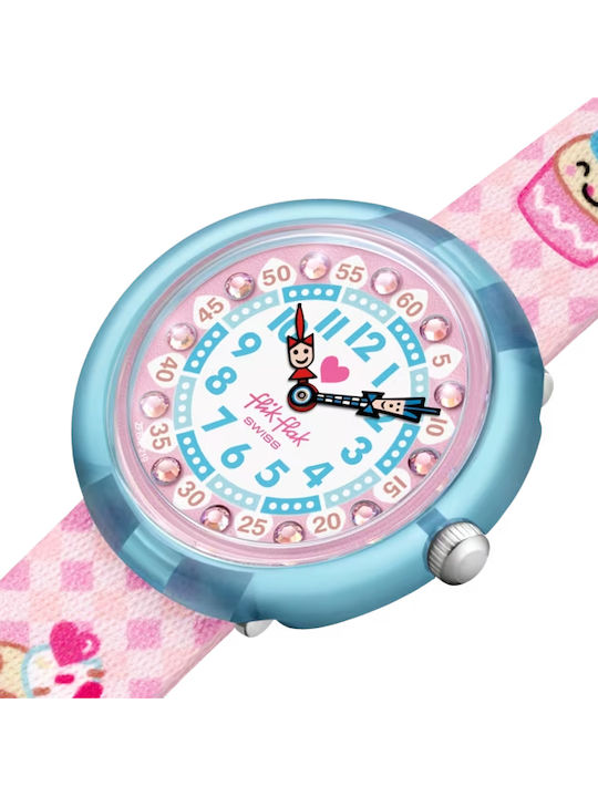 FlikFlak Kids Analog Watch with Rubber/Plastic Strap Multicolour