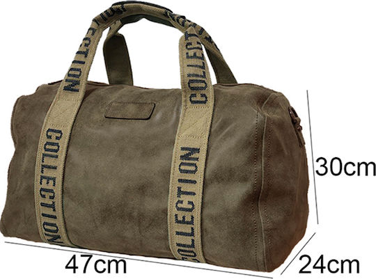 Gift-Me Sack Voyage Brown L40xW22xH22cm from Vegan Leather