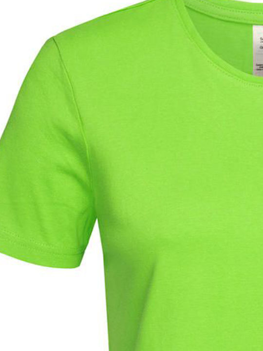 Stedman Γυναικείο Διαφημιστικό T-shirt Κοντομάνικο Kiwi Green