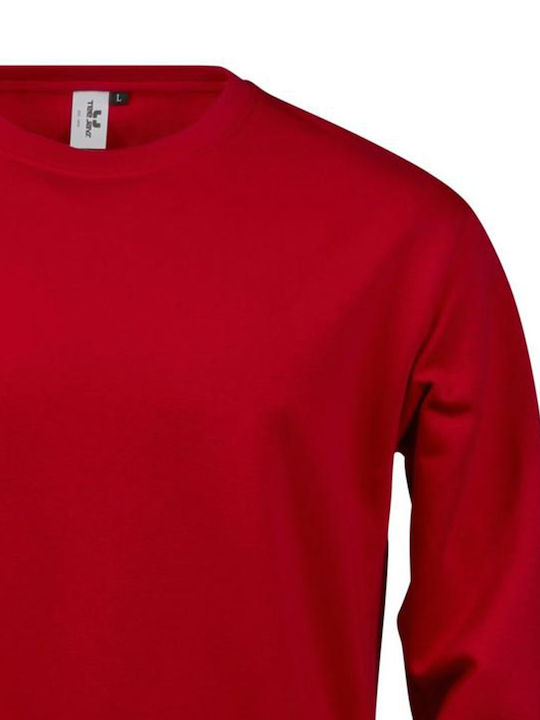 Tee Jays Power Men's Long Sleeve Promotional Sweatshirt Red