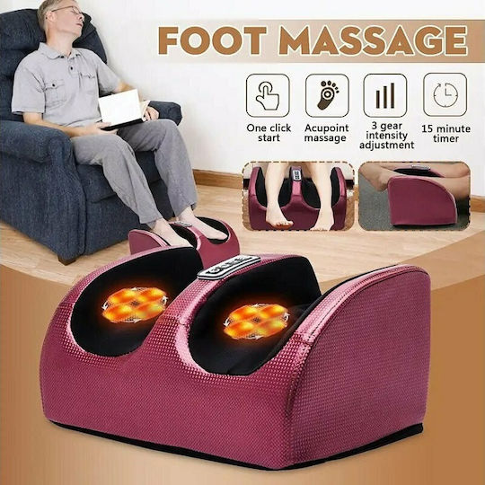 Health Dispozitiv de masaj Shiatsu pentru picioare cu căldură infraroșie