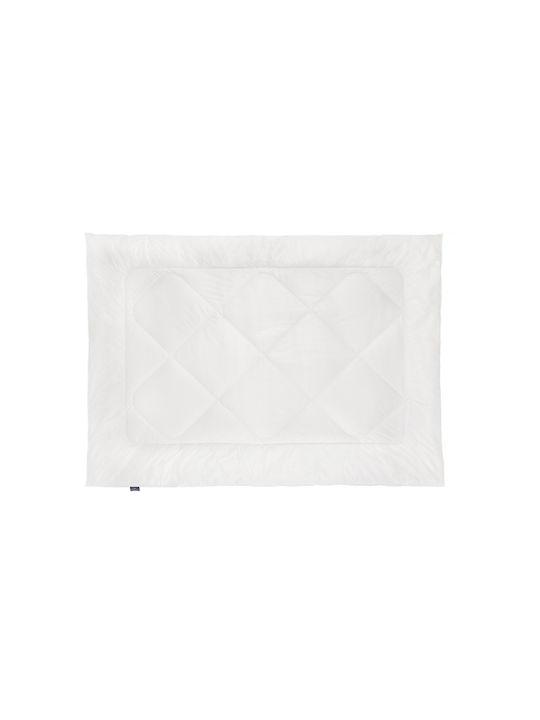 Valeria Home Set De Husă De Pătură Simplă Din Mătase 140x200cm Bej 150 GSM
