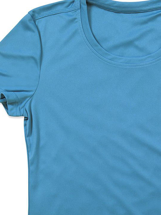 Stedman Sports-T Women's Short Sleeve Promotional T-Shirt Hawaii Blue ST8100-HWB