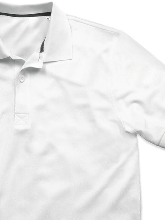 Stedman Men's Short Sleeve Promotional Blouse White