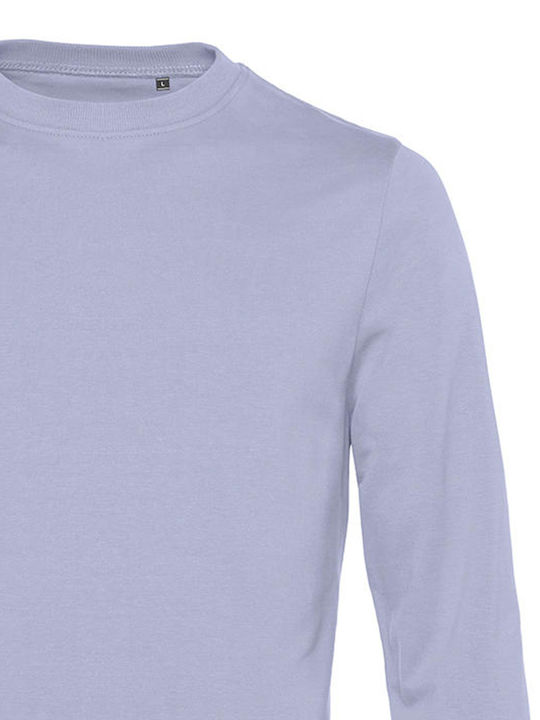 B&C Set In Men's Long Sleeve Promotional Sweatshirt Lavender