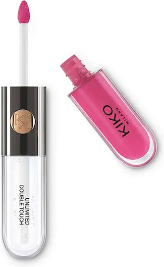 Kiko Milano Unlimited Double Touch Luciu de buze 119 Rhododendron Pink 6ml
