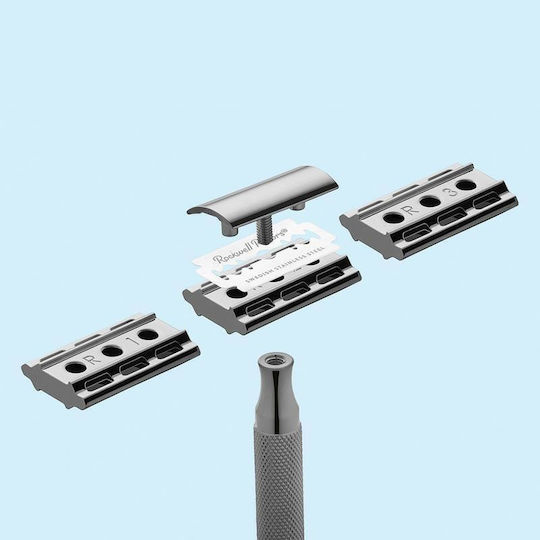 Rockwell Razors 6C Ξυραφάκι Ασφαλείας Κλειστού Τύπου White Chrome