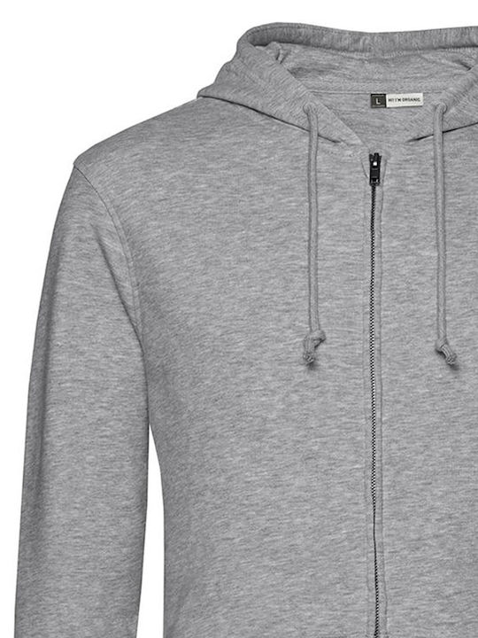 B&C Men's Long Sleeve Promotional Sweatshirt Heather grey