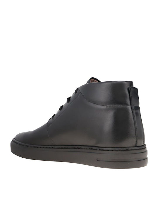 Piele Negru Ghete barbati