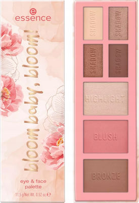 Essence Bloom Baby, Bloom! Lidschattenpalette in fester Form 01 Make it bloom 11.5gr